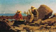 Winslow Homer The Boat Builders oil painting on canvas